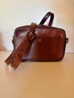 Madewell Small Camera Bag English Leather
